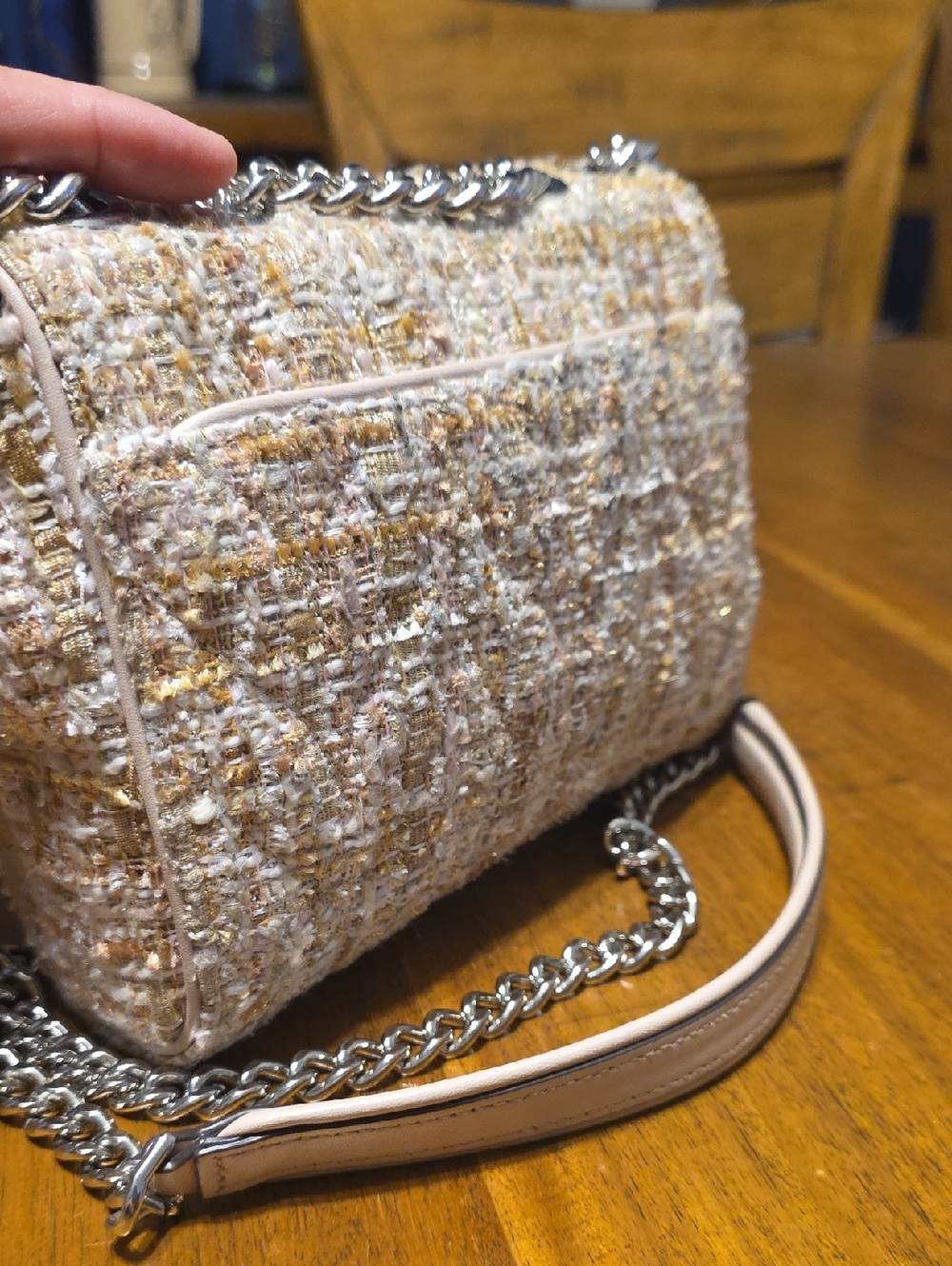 Kate Spade Briar Lane Emelyn quilted tweed crossbody bag - Picture 16 of 16